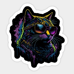 Cool Cat Sticker